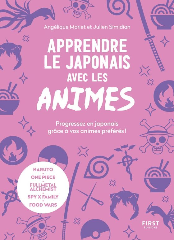 Couverture de l'ouvrage Apprendre le japonais avec les animes